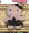 TARTAN KITTY KEYRING